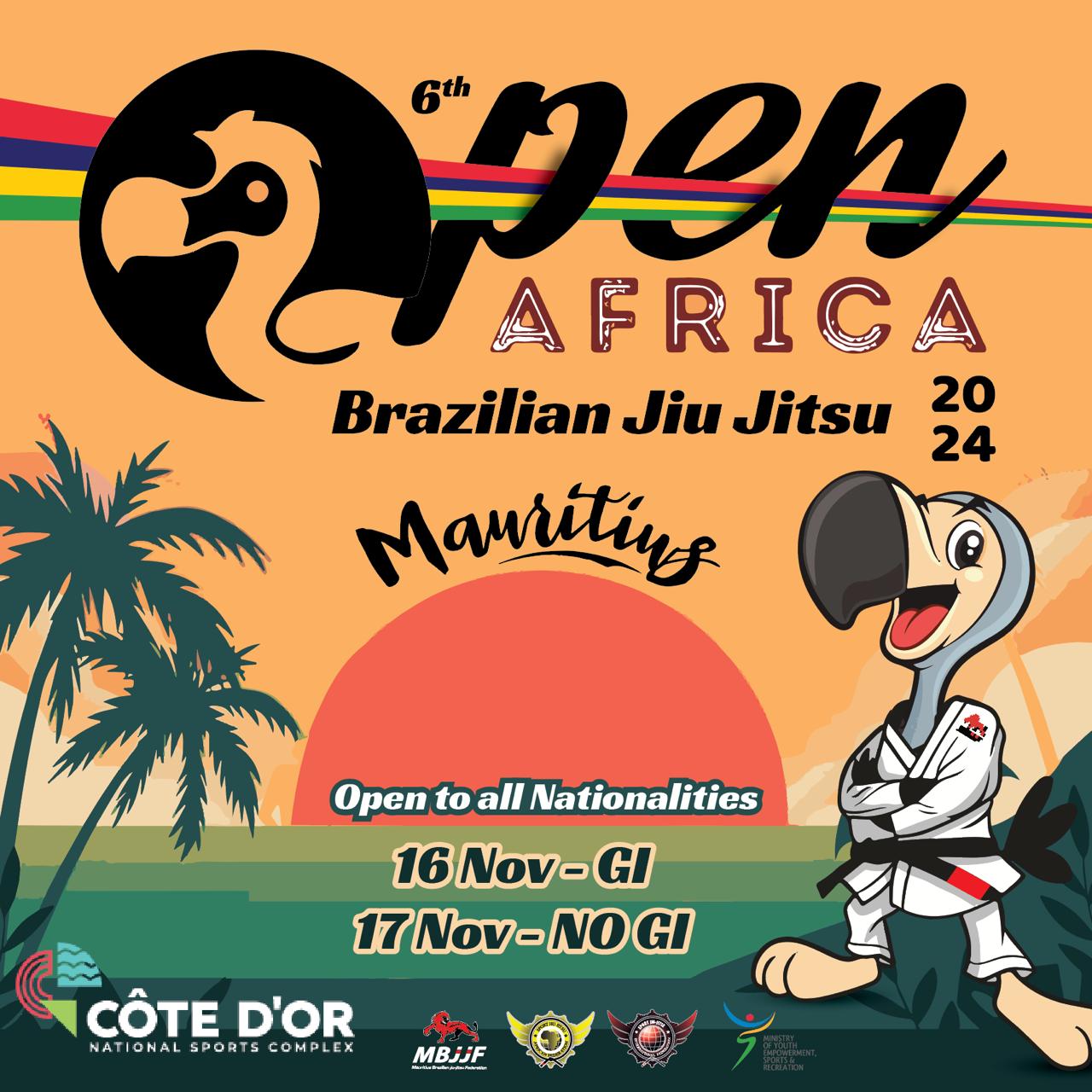 SJJAF Open Africa Jiu-Jitsu Championship 2024 - 6th Edition